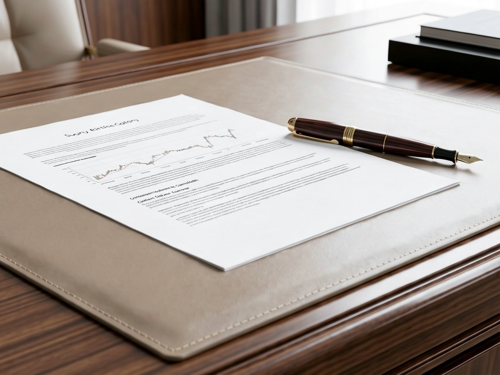 Professional financial documentation environment